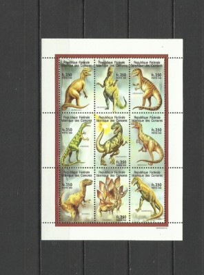 COMORES 1998 FAUNA ANIMALE PREISTORICE foto
