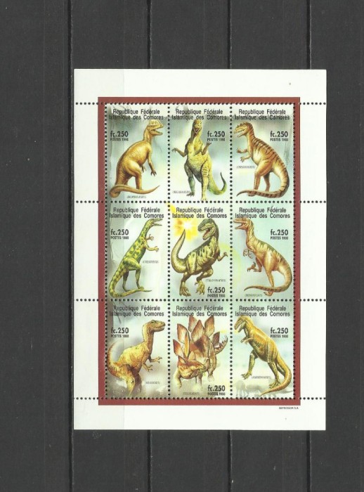 COMORES 1998 FAUNA ANIMALE PREISTORICE