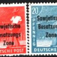 GERMANIA (ZONA SOVIETICA) 1948 – PERSONALITATI, NESTAMPILATE, SUPRATIPAR, F124