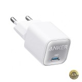 Incarcator Retea Anker 511 Nano 3 30W 3A 1 x USB-C Alb A2147G21