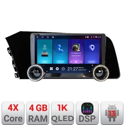Navigatie Hyundai Elantra 2021- Kit-elantra2021 Edotec 4+64 10.5 inch Incell 1K android Wifi 5Ghz gps internet CarStore Technology