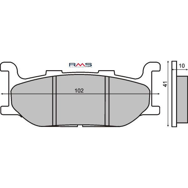 Placute frana fata Yamaha Majesty 400cc RMS