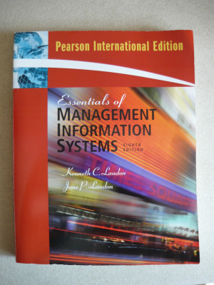 ESSENTIALS OF MANAGEMENT INFORMATION SYSTEMS - 2009 foto