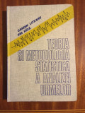 Teoria si metodologia statistica a analizei urmelor - Liteanu (1979 Impecabila!)