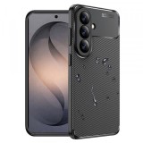 Husa pentru Samsung Galaxy S26 Plus S947, Techsuit, CarbonFiber, Neagra