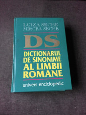 DICTIONAR DE SINONIME AL LIMBII ROMANE - LUIZA SECHE, MIRCEA SECHE foto