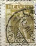 Timbre Helvetia-Elvetia Interbelica TMB1CH 2
