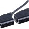 Cablu SCART Negru 0,6m