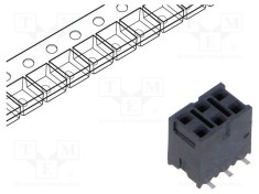 Conector şiruri pini mamă 6 pini 2,54mm aurit SMT SAMTEC