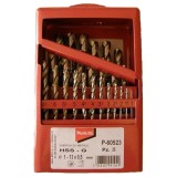 Makita P-60523 - Set burghie metal HSS-G 1-13 mm tija cilindrica 25 bucati