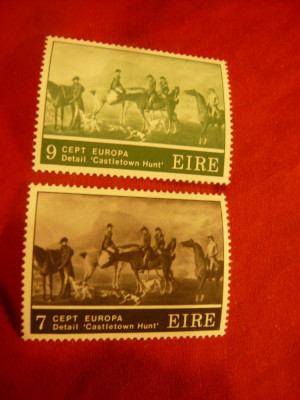 Serie Irlanda 1975 - Europa CEPT - Pictura , 2 valori foto