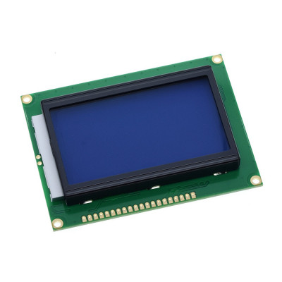 LCD Display 12864 / 128X64 caractere Arduino afisaj: ALBASTRU foto