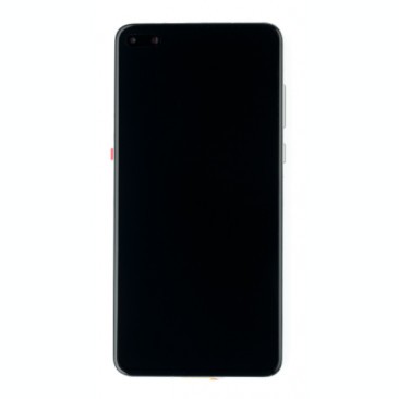 DISPLAY LCD CU TOUCHSCREEN HUAWEI P40, CU ACUMULATOR ALB, SERVICE PACK foto