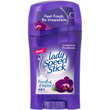Deodorant antiperspirant stick, Lady Speed Stick, Fresh &amp; Essences, Luxurious Freshness, 48 h, 45 g