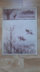 Revista Vanatorilor ( noiembrie 1943 ) soimul cerbul lopatar lista cu terenuri arendate pentru vanatoare foto