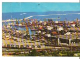 CPIB 24909 CARTE POSTALA - CONSTANTA, VEDERE DIN PORT, CIRCULATA, 1976, STAMPILE, TIMBRU