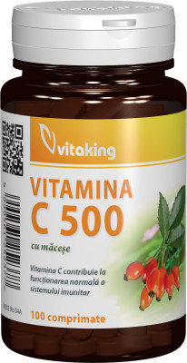 Vitamina c 500mg macese 100cpr foto