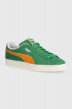 Cumpara ieftin Puma sneakers din piele intoarsă Suede Patch culoarea verde 395388
