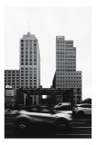Tablou Canvas 'Ecoul Timpului &icirc;n Mișcare Urbană' - Artă Murală Modernă, 26 x 39 cm, CMCLASS