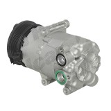 Compresor aer conditionat Ford Galaxy, 2006-2015, S-MAX, 2006-2015, motorizare 2.0/2.3, benzina, rola curea 108 mm, 6 caneluri, Visteon tip: VS16
