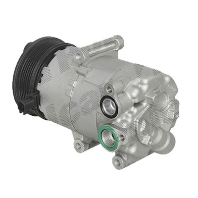 Compresor aer conditionat Ford Galaxy, 2006-2015, S-MAX, 2006-2015, motorizare 2.0/2.3, benzina, rola curea 108 mm, 6 caneluri, Visteon tip: VS16 foto