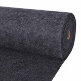 vidaXL Covor Antracit 1,2 x 20 m Poliester 331336