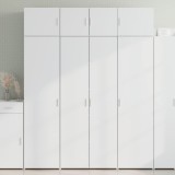 vidaXL Dulap de depozitare, alb, 80x42,5x225 cm, lemn prelucrat