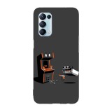 Husa compatibila cu Oppo A54 5G model This is a robbery, Silicon, TPU, Viceversa, Transparent, Carcasa