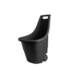 Roabă de grădină din plastic Easy Go Breeze, 50 l, neagră