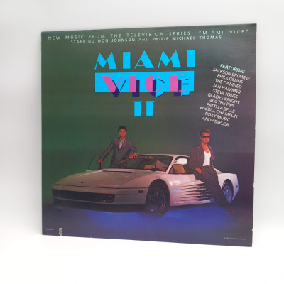 various MIAMI VICE II ( music from tv series ) 1986 MCA SUA NM :VG+ foto