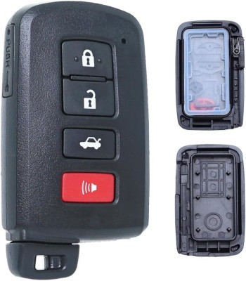 Carcasa Cheie Auto Techstar cu 4 butoane, Compatibila Toyota Camry, Corolla, RAV4, Highlander, Avalon &amp;ndash; FCC HYQ14FBA &amp;ndash; cu lama netaiata foto