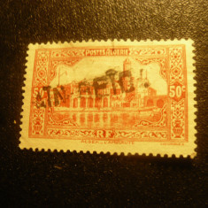 Timbru Algeria 1930 colonie franceza - Amiralitatea , val. 50C stampilat