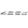 Emblema 425d pentru spate portbagaj BMW, chrom