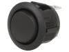 Comutator Basculant ON-OFF-ON 10A 28VDC, RA1-1G-DC-2-B, Montare Pe Panou, SP3T, Negru, Rotund