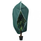 vidaXL Protecție de fleece pt plante, cu fermoar, 70 g/m&sup2;, 2,36x2 m