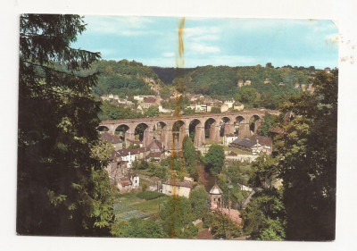 AM2- Carte Postala - LUXEMBURG - Viaduct el Ville basse de Clausen, circulata foto