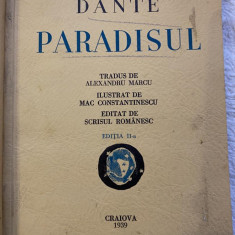 1939, Dante, Paradisul, tradus de Alexandru Marcu, ilustrat Mac Constantinescu