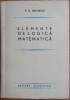 Elemente de logica Matematica - P. S. Novikov