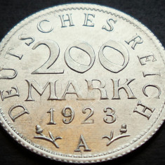 Moneda istorica 200 MARCI - GERMANIA, anul 1923 * cod 5407 A = A.UNC