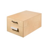 Cutie din lemn HAN 1005 pentru depozitare max 1500 de foi A5 orizontal, 255 x 190 x 380 mm - RESIGILAT