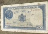 BNKRO001 Romania bancnota 5000 lei 1945