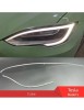 Set fibra reparatie lumini de zi DRL far stanga Tesla Model S 2017-2023