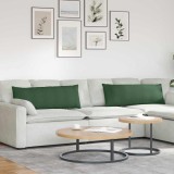 vidaXL Perne pentru canapea 2 pcs Verde &icirc;nchis 120 x 40 cm 42013822
