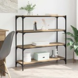 VidaXL Dulap pentru cărți Stejar Artizanal 100 x 33 x 100 cm 881118