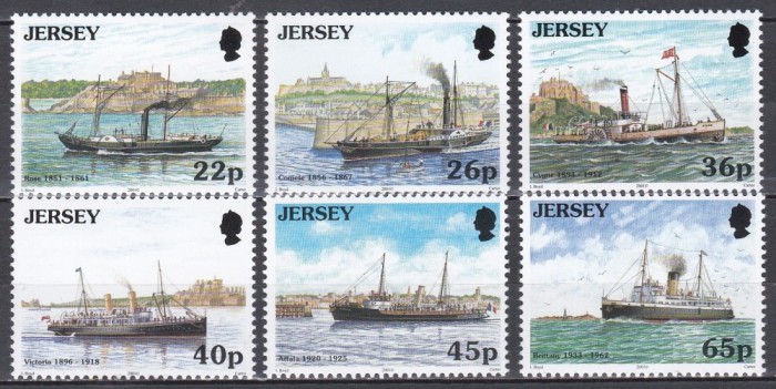 Jersey 2001 - Nave - Serviciu de feribot către Franța, MNH