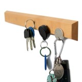 Suport magnetic pentru chei, lemn, 32 cm