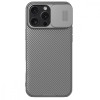 Husa Nillkin CamShield PRO pentru Apple iPhone 16 Pro Max, gri titan
