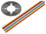 Cablu bandă 1,27mm neecranat PVC 14x28AWG 30.5m