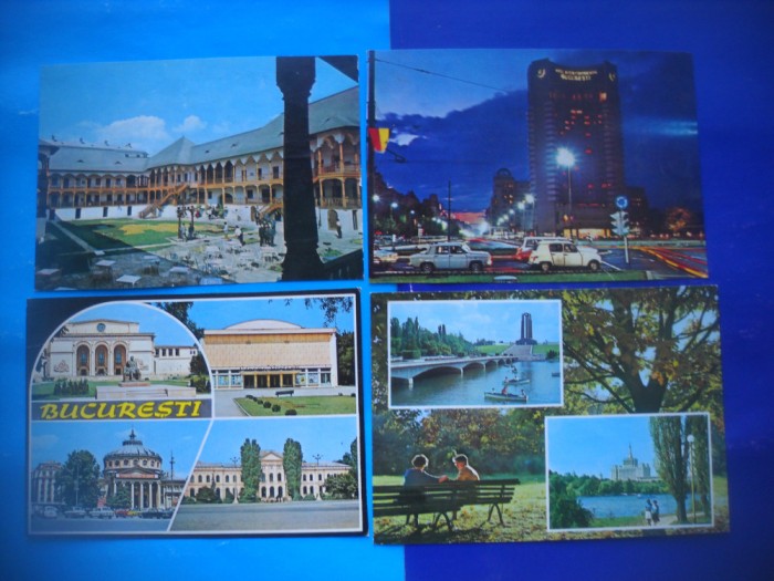 HOPCT LOT 2047 -IP BUCURESTI -4 CARTI POSTALE-CIRCULATE