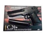 Cumpara ieftin Pistol Airsoft H&amp;K USP45 Full Metal, 6mm, Spring, +100 Bile Metalice - Puternic 600 FPS, Realist